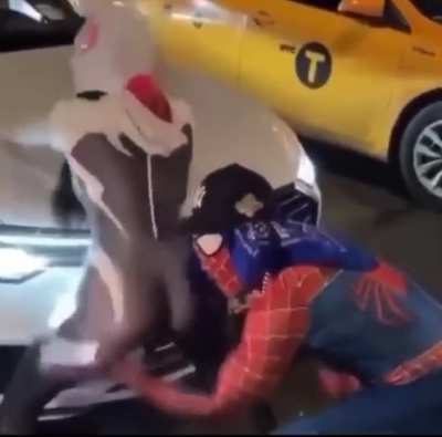 Blursed superhero