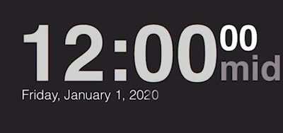2020 ending