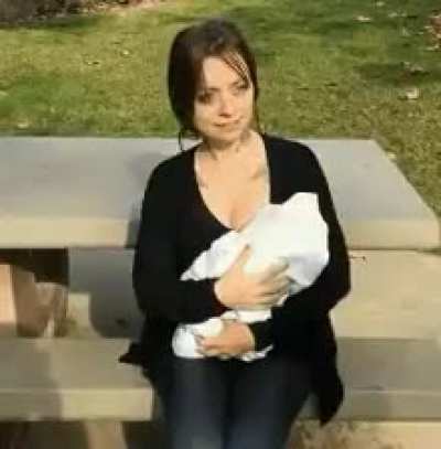Suddenly breastfeeding in public ain’t half bad