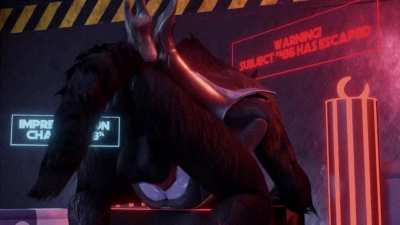 Breeder gets bred by an escaped subject (rekin3d)