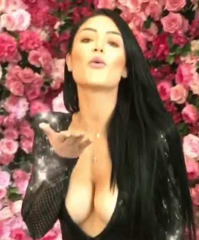 Eva Marie and her cleavage