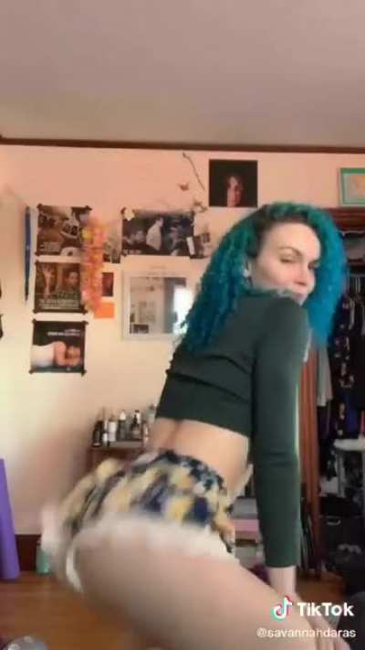 Loving the blue hair
