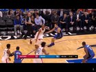 Lorenzo Brown puts the moves on Aaron Gordon