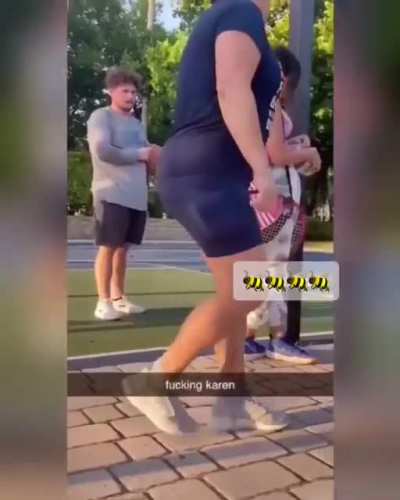 Karen: “Just because I’m 54 doesn’t mean I can’t be a kid” 🤨