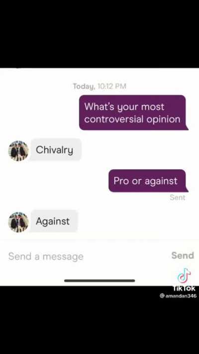 Controversial tinder opinions