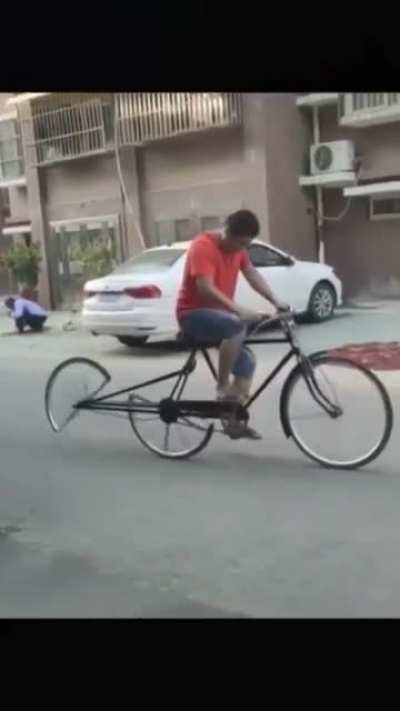 A tricycle?