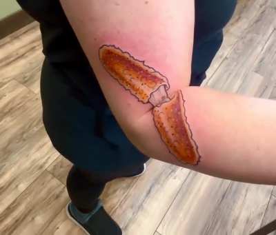 Mozzarella Stick Tattoo