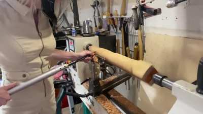 Making my first rolling pin