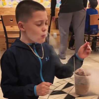 Nitrogen ice cream