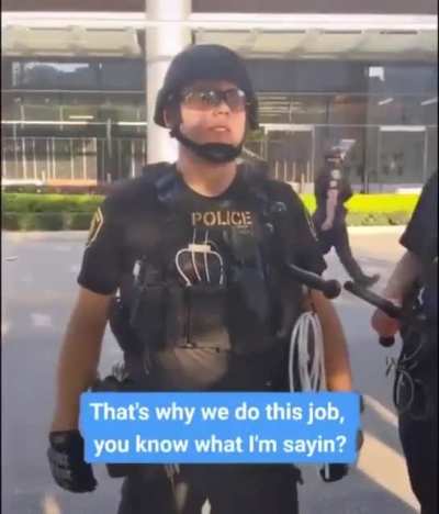 Wholesome cop