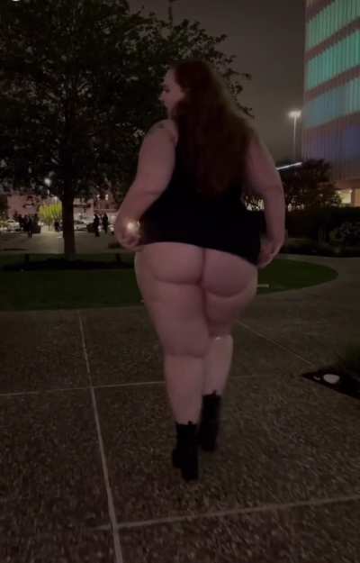 Mia, strolling 