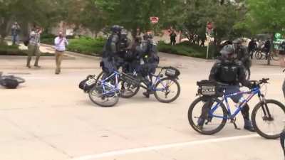 GRPD officer with an interesting take down method