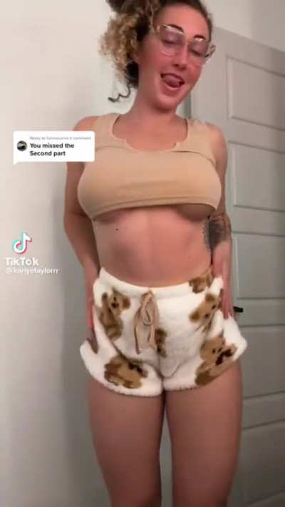 Apparently Her Shorts Are Really Soft