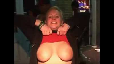 Flustered Blonde.