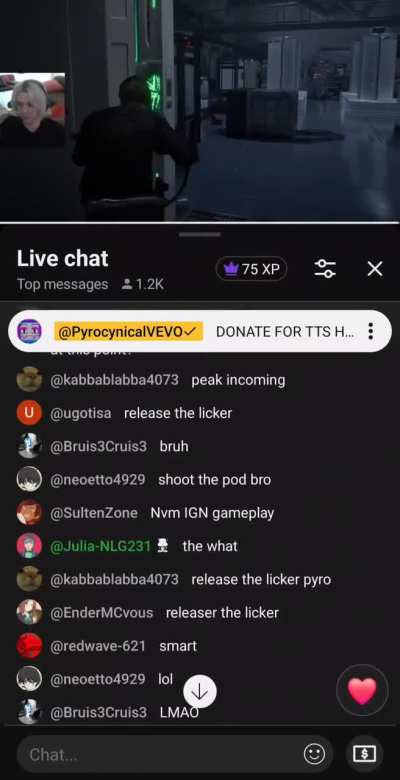 Chat trolls pyro