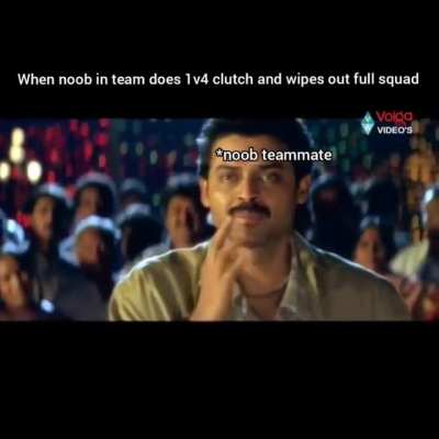 Appudu appudu a noob teammates e help avthaaru 🙃
