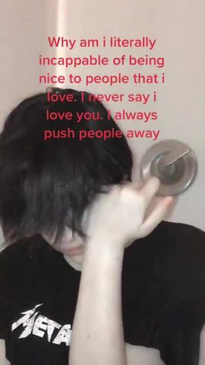 who else loves to take a video of themselves crying?