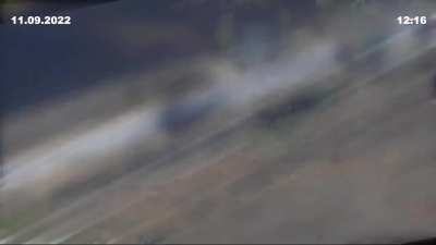 Archival video of the destruction of a retreating Russian column near Kyslivka on September 11, 2022, when the battle for the left-bank city of Kupiansk was still going on.