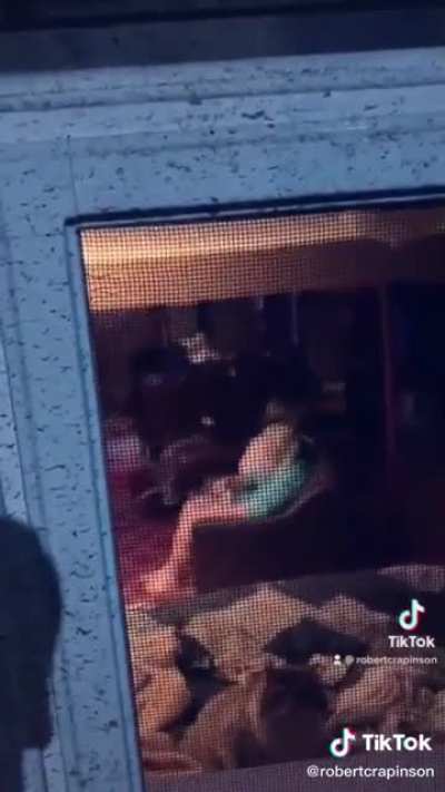 Elderly Lady Startled By Man Farting Through Open Window