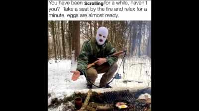 Come have some eggs my freind..