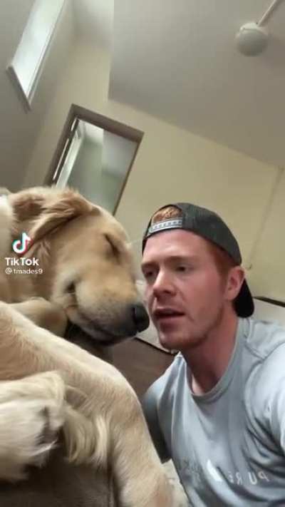 He’s always trolling his dog