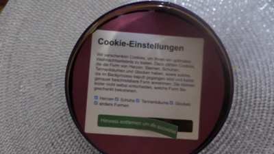 Ich hab Kekse verschenkt