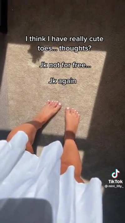 White toes
