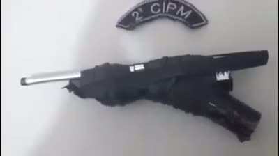 Some of Brazilians homemade guns apprehended by police