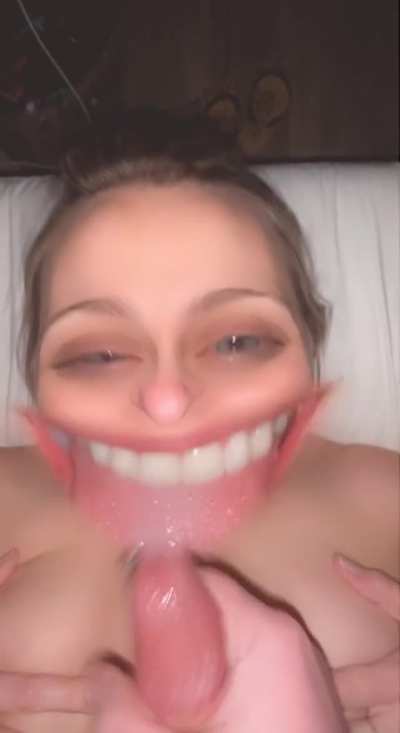 I heard you like cum on the tongue(MUST PLAY WITH SOUND)