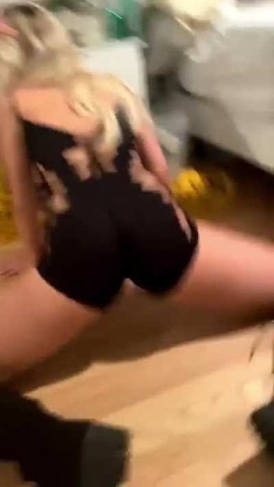 She’s back again shaking ass