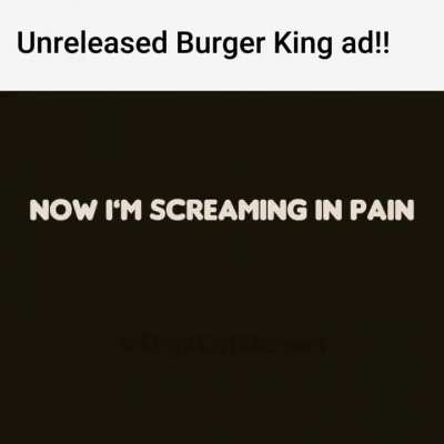 Burger king ad