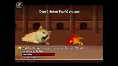 Le swords and sandals have not arrived