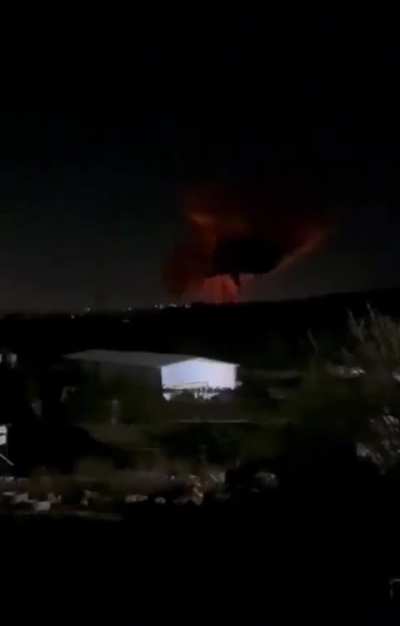 Another angle of the airstrike on Southern Lebanon