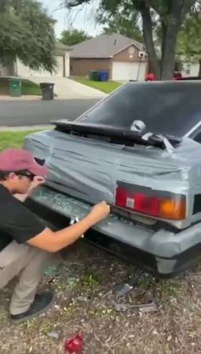 When you’re to broke to buy one ae86 you improvise.