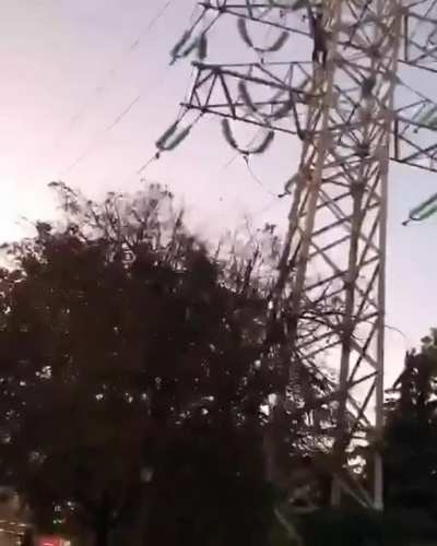 Transmission tower fun.