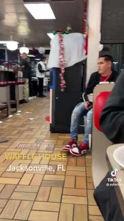 It’s always at Waffle House