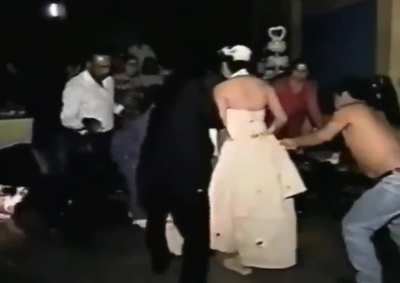 Yep, that was someone's grandma's wedding...