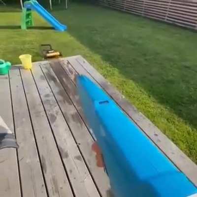 Kinda strong watergun