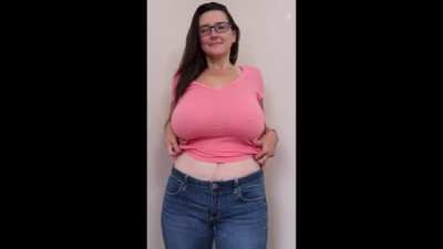 Titty Drop with Pierced Nipples! Wanna suck on them?