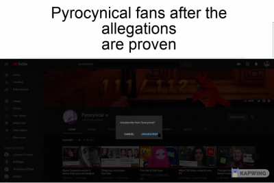 bye bye Pedocynical