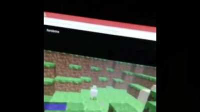 Oh no herobrine is here😱😱