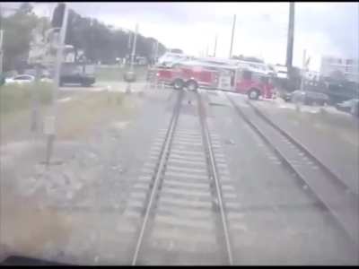 Brightline Train Slams into Fire Truck in Florida - December 28, 2024