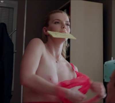 Betty Gilpin flaunting her 34DD tits in Nurse Jackie (HD & Slowed)