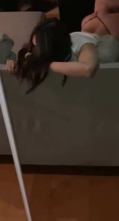 She’s clearly enjoying herself