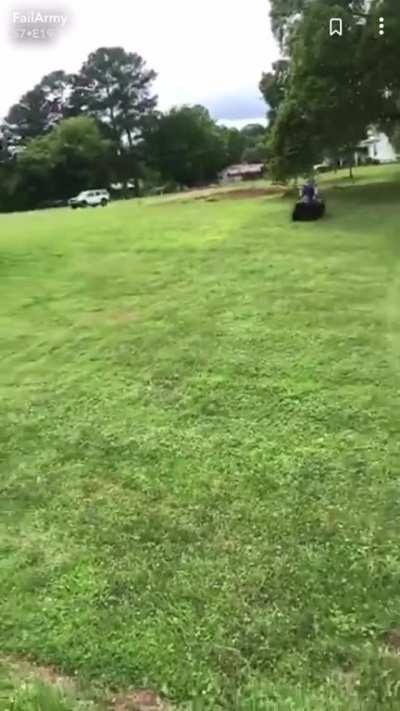 know he knows what a 500lb chunk of metal and rubber feels like when it falls on you.
