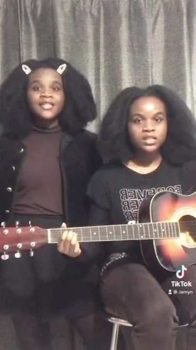Twins singing in ✨British✨