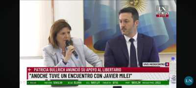 Milei y bulrich 