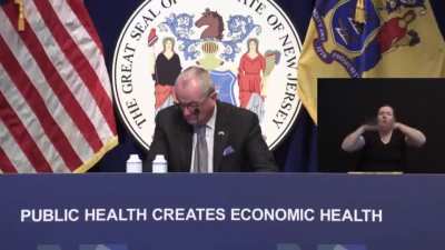 Jersey Governor tells it like it is.