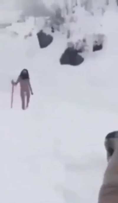 The Himalayas, India(2020): A yogi(Hindu Monk) was found praying in negative 45 degree(or negative 20 degrees, different sources different claims) Celsius by Indian army, he is chanting 