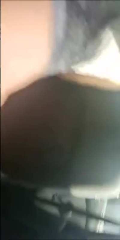 Fucking huge bbc on parkinglot in car